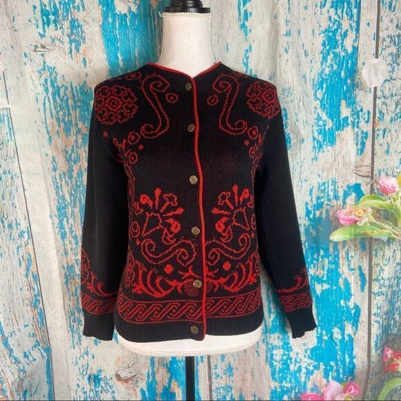 Pendleton embroidered button down sweater - Picture 1 of 6